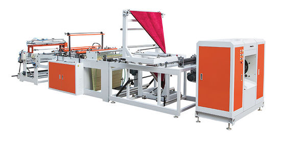 Borsa non tessuta completamente automatica con taglio a W che fa macchina con dispositivo di caricamento automatico